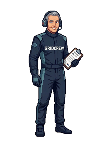 Team chief with headset and clipboard